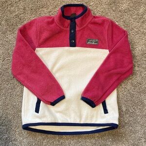 Eddie Bauer Fleece Snap Neck Pullover -Kids size XS (5/6)